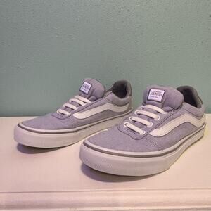 Vans Gray and White Women's Sneakers